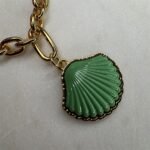 Pulseira Concha Resina Verde-199598707