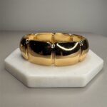 Pulseira Bracelete Gomos Dourado-741715324