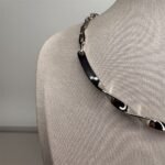Colar Aro Torcido Ródio Branco-1467511713