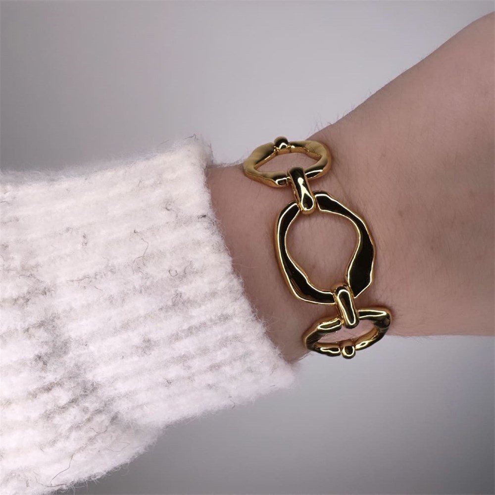 Pulseira Elos Orgânicos Dourado-90443087