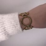 Pulseira Elos Argolas Dourado-578837781