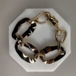 Pulseira Elos Orgânicos Dourado-1268013684