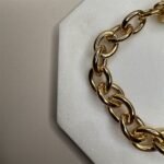 Pulseira Correntaria Elos Redondos Dourado-463627797