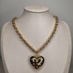 Colar Coração Shine Dourado-869766459