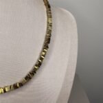 Colar Hematita Dourado-141935897