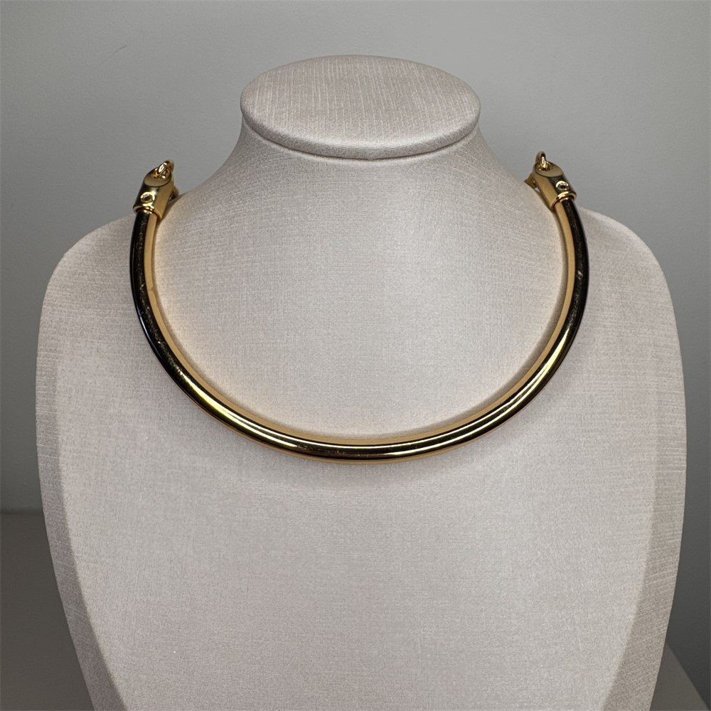 Colar Aro Liso Big Dourado