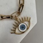 Pulseira Olho Grego Branco