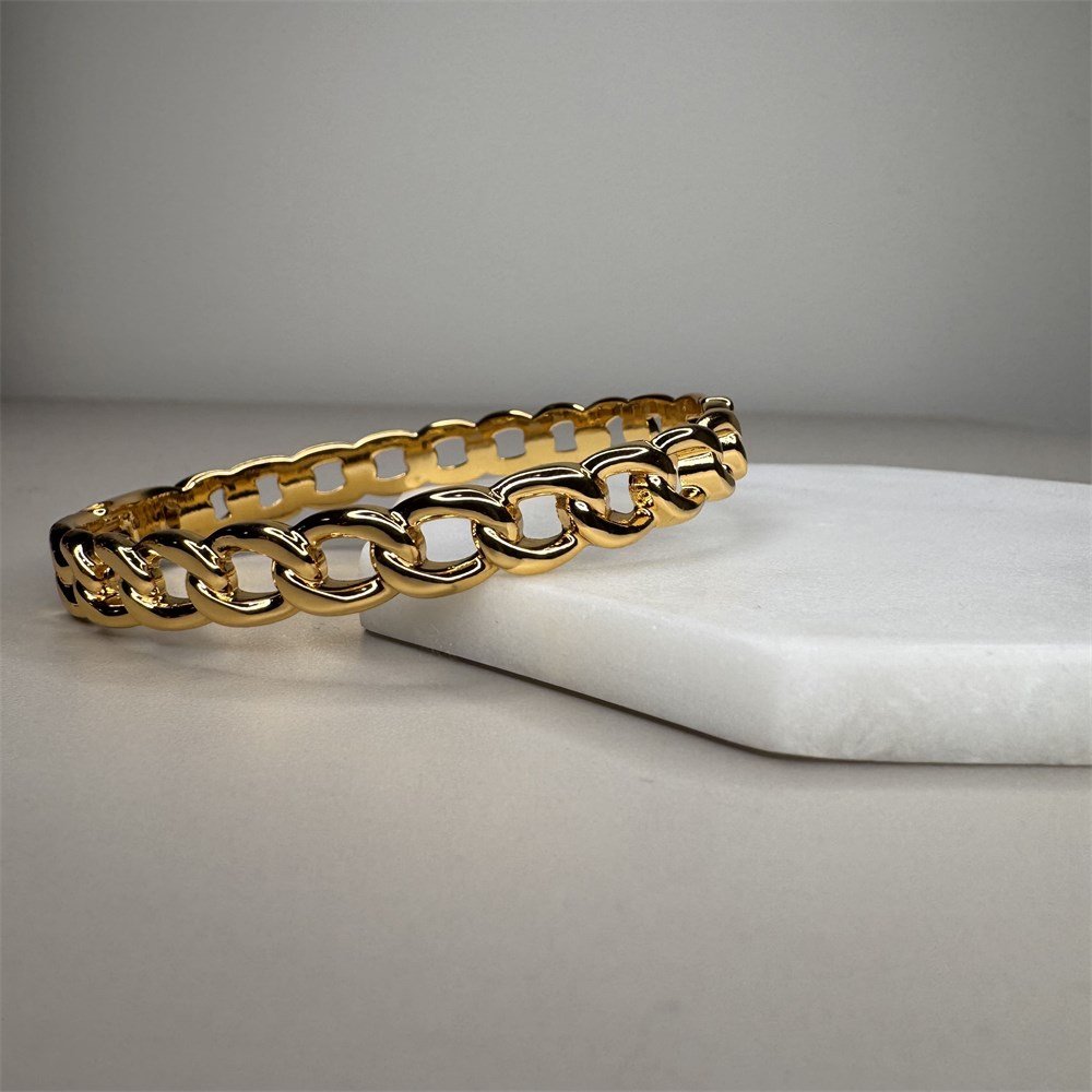 Pulseira Bracelete Correntaria Dourada-1833970689