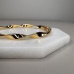 Pulseira Bracelete Torcida Dourada-404996623