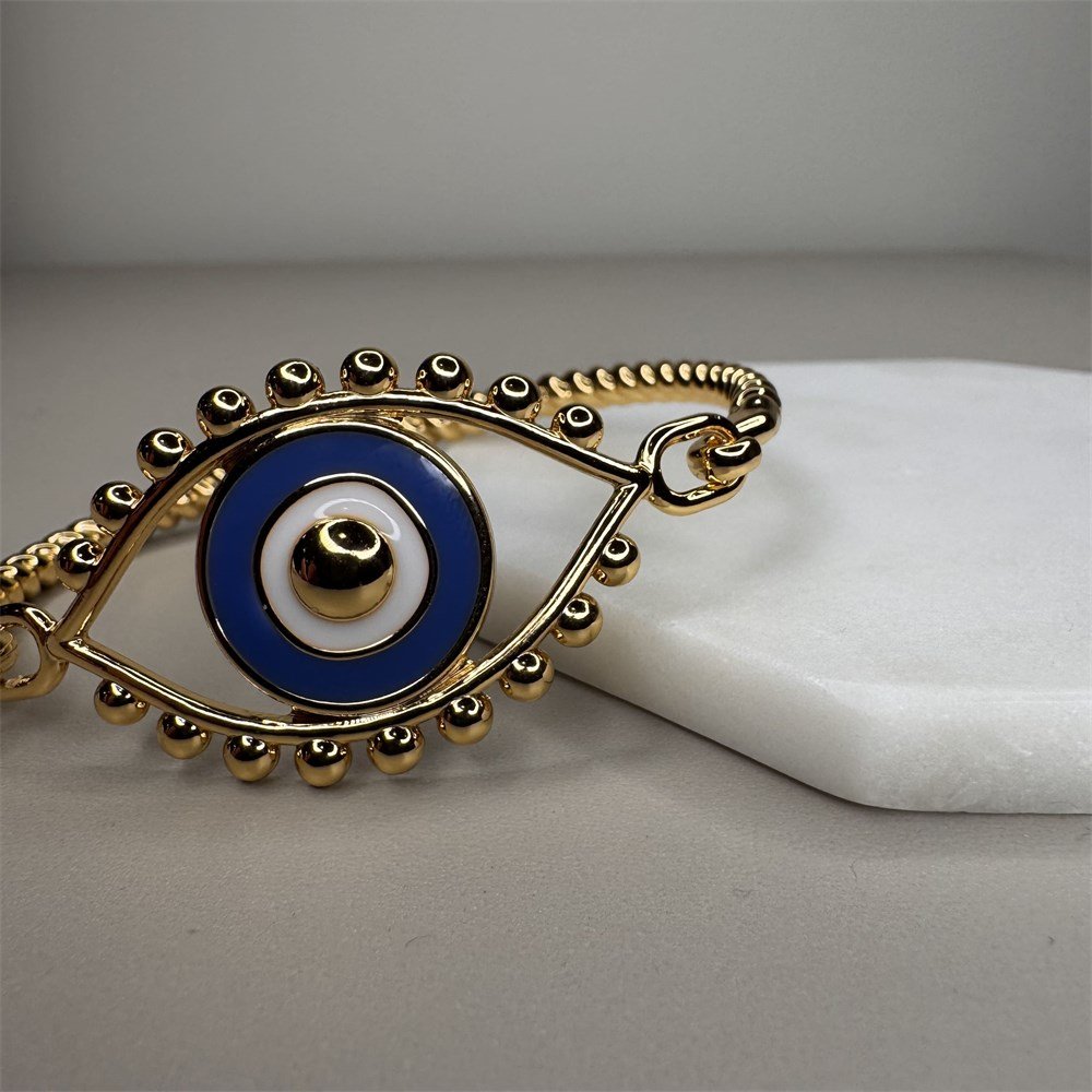 Pulseira Bracelete Olho Grego-773716685