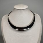 Colar Aro Liso Ródio Branco