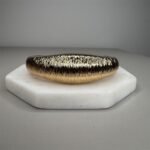 Pulseira Bracelete Escovado Dourado