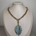 Colar Costela Adão Turquesa -1547831156