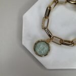 Pulseira Pingente Orgânico Verde-1883371782