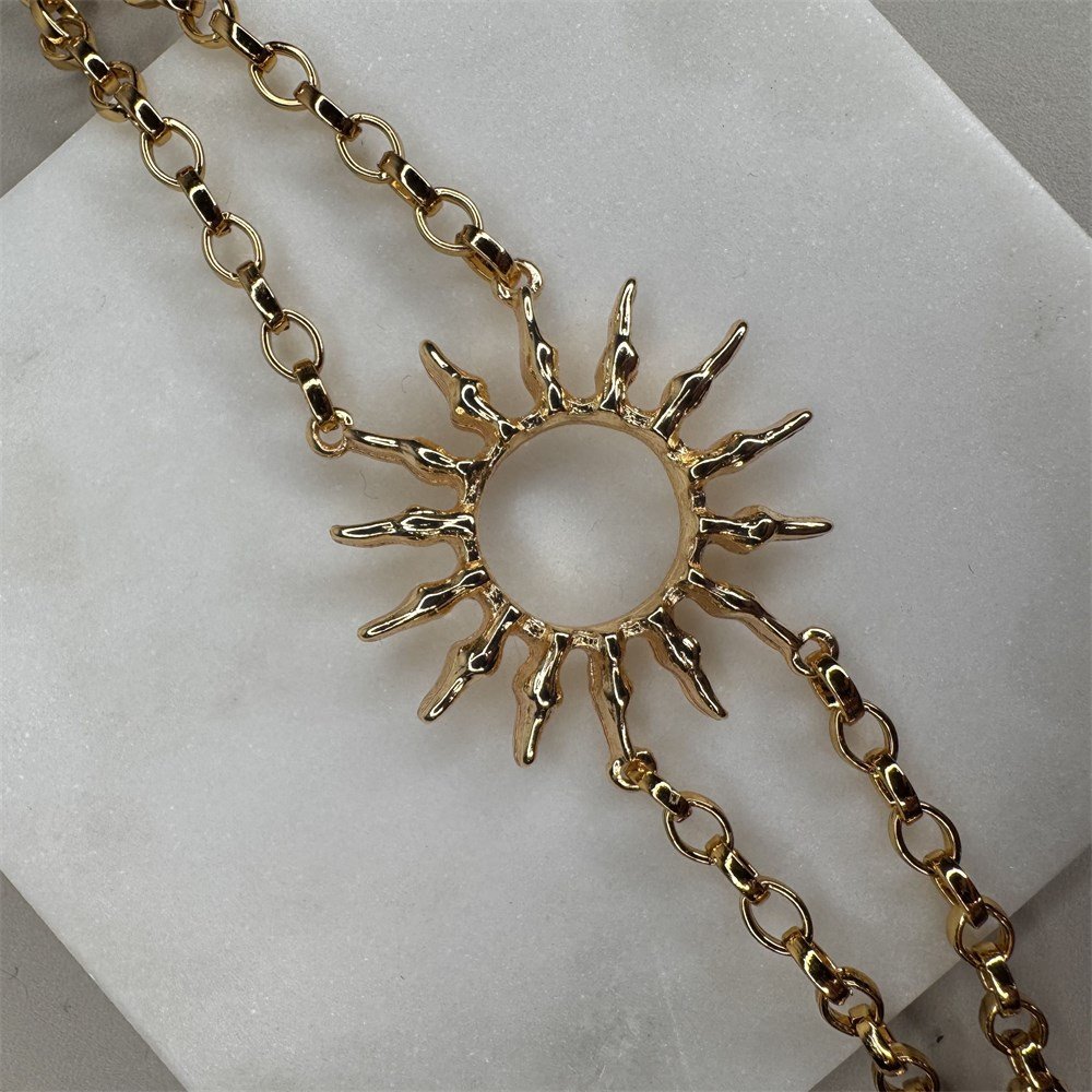 Pulseira Sol Dourado