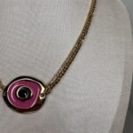 Colar Olho Grego Orgânico Pink