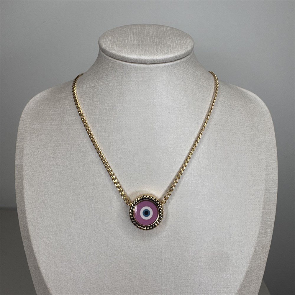 Colar Olho Grego Roxo
